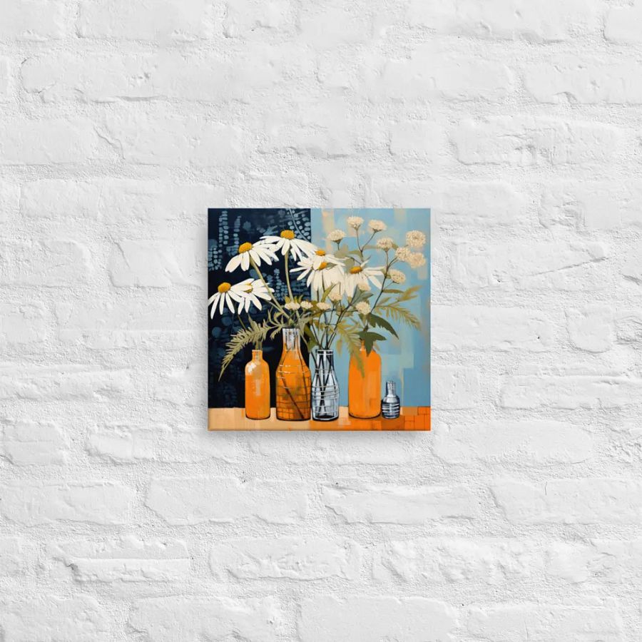Art2401-78 Vase Flowers Still Life - Canvas Print - sm product image (9)