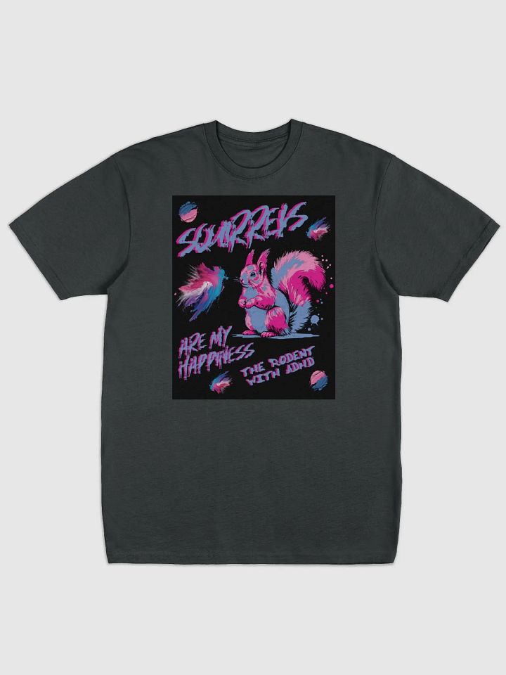 SQUIRRELS ARE MY HAPPINESS, SUPER SOFT TEE product image (1)