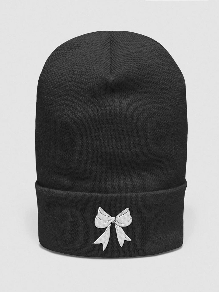 mia maya's bow beanie product image (1)