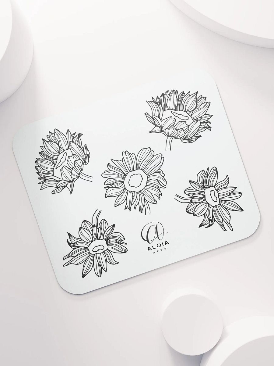 Doodle Flowers Mouse Pad product image (7)