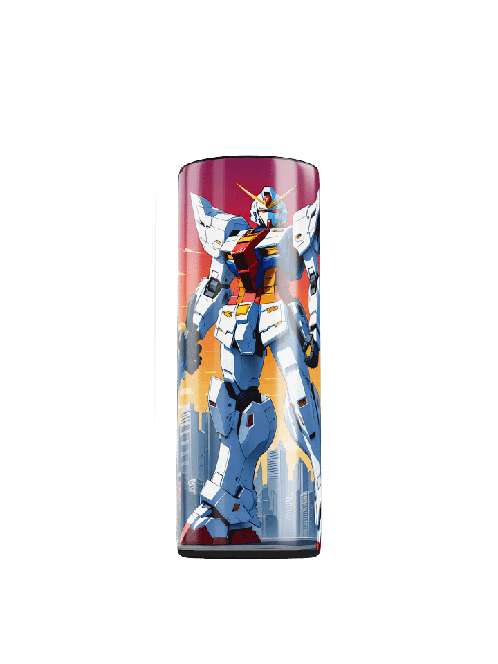 Anime Mecha Warrior 20 oz Skinny Stainless Steel Tumbler product image (1)