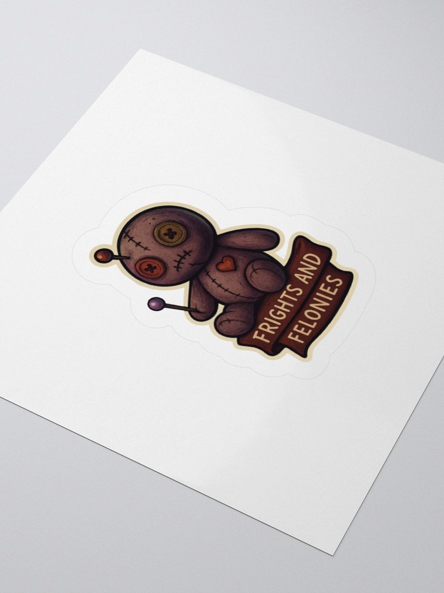 Voodoo Doll Frights Kiss Cut Stickers product image (5)