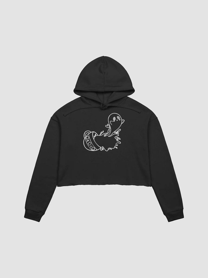 Coffee Ghost Crop Hoodie product image (2)