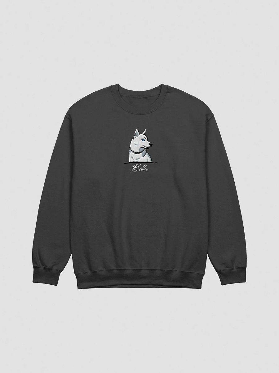 YOUR SIBERIAN HUSKY! / SWEATSHIRT WITH PERSONALIZED NAME / EMBROIDERED product image (2)