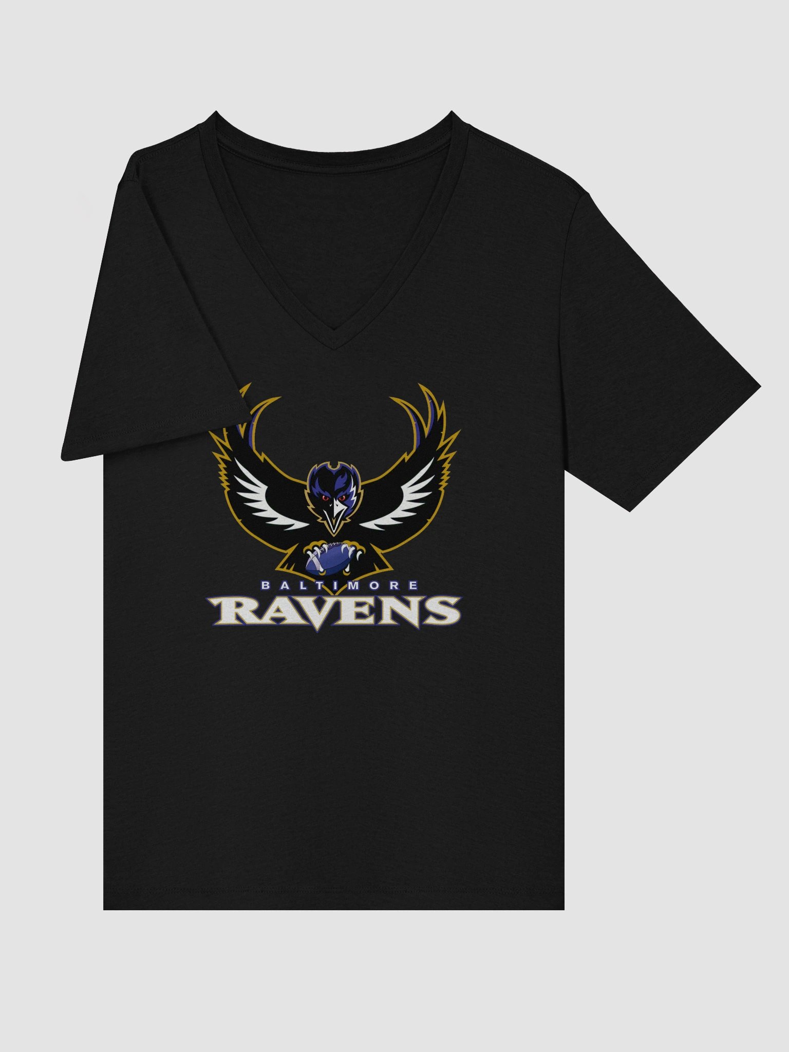 RAVENS - Fury Women's Relaxed V-Neck product image (5)