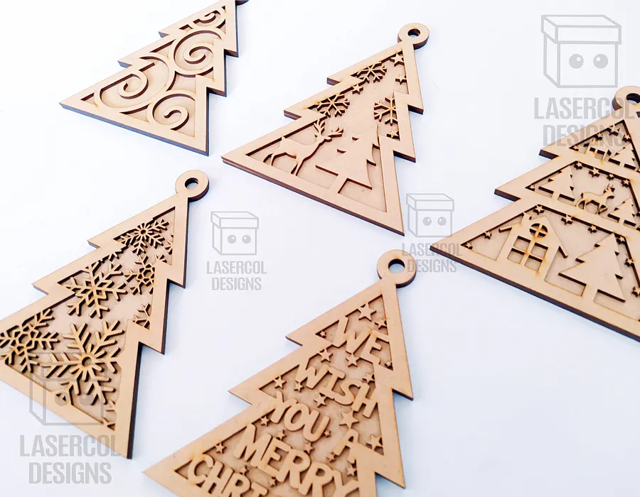 Christmas Ornaments - Laser Cut Files product image (7)
