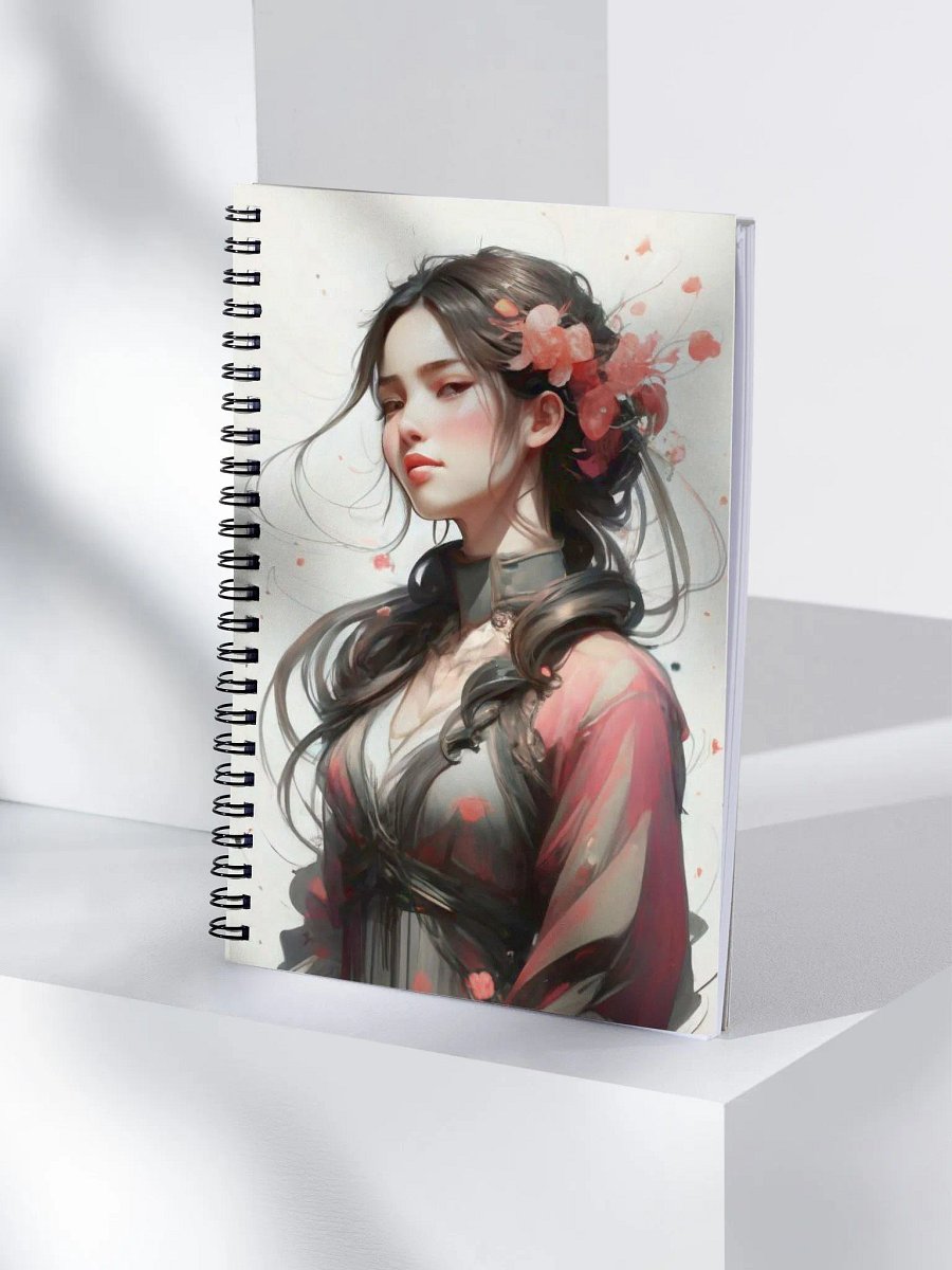 Ethereal Blossom Spiral Notebook product image (4)
