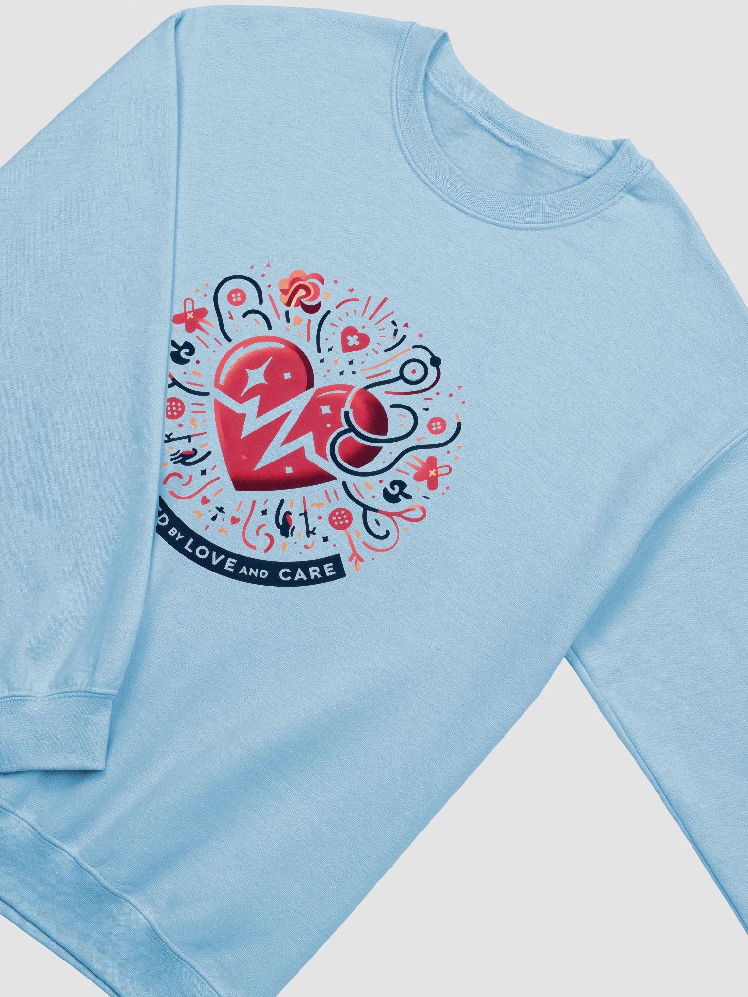 Powered by Love and Care Sweatshirt product image (8)