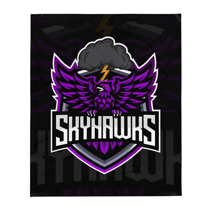 Skyhawks Throw Blanket product image (13)