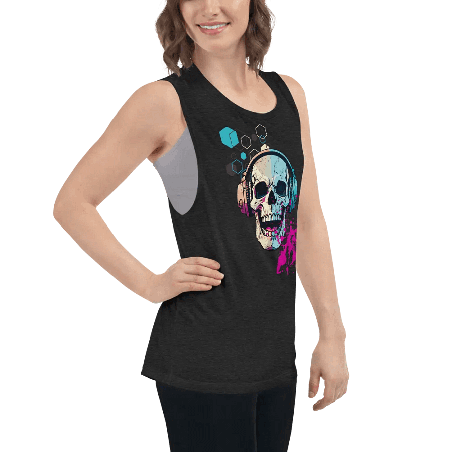 Groove Reaper Fitted Muscle Tank product image (8)