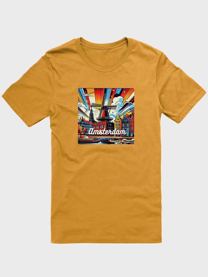 Bella+Canvas Supersoft T-Shirt | AI Design amsterdam city product image (2)