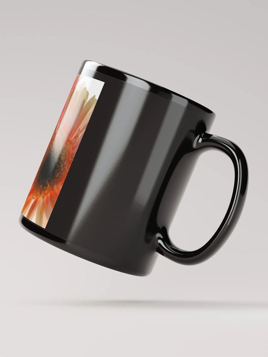 Flowers 2602 Black Coffee Mug product image (3)