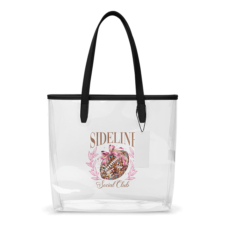 'Sideline Social Club' Clear Tote Bag product image (1)