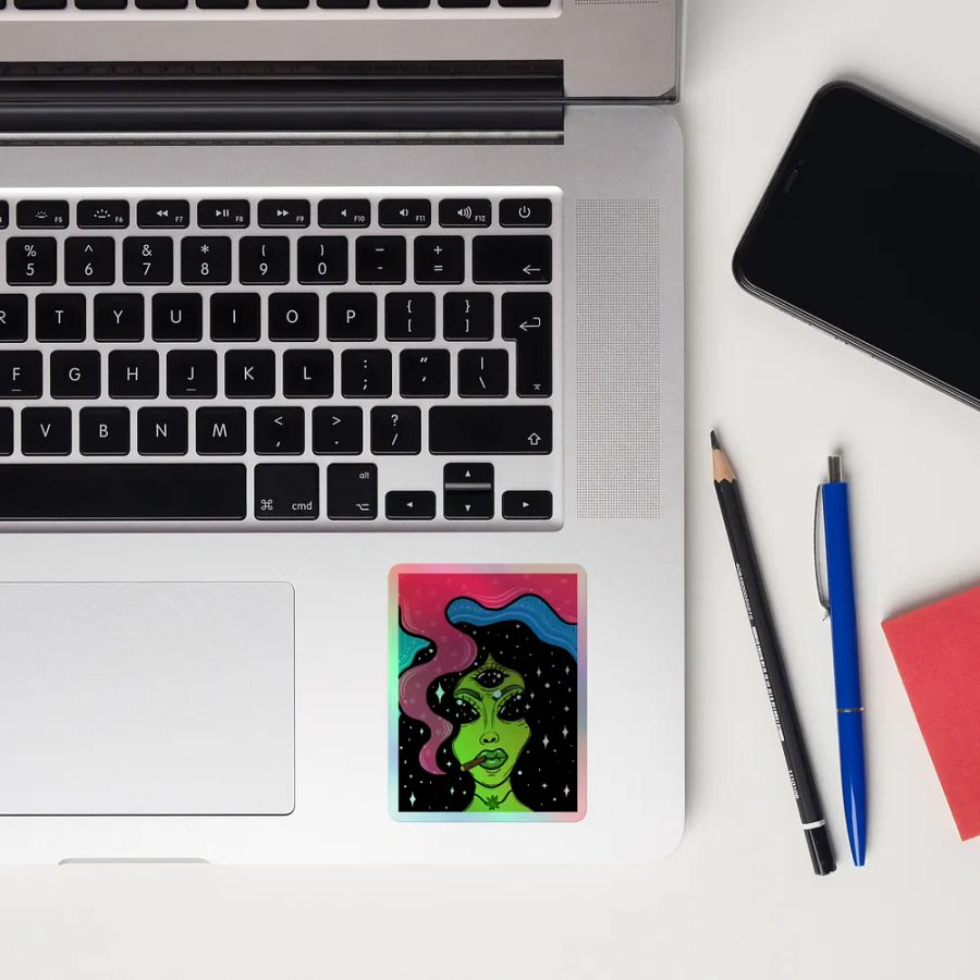 Alien Lady Sticker product image (12)