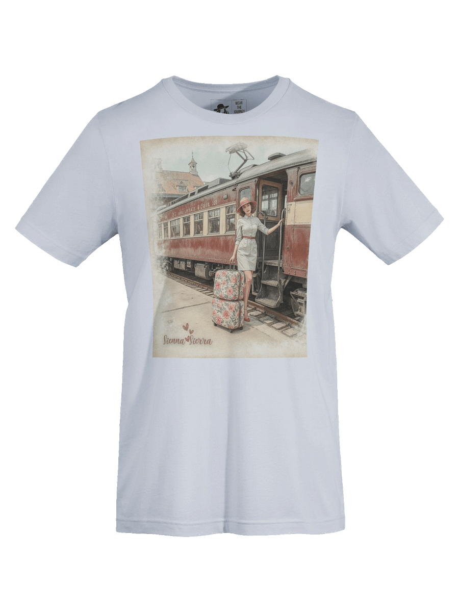 Vintage Railway Adventure – Retro Travel T-Shirt product image (40)