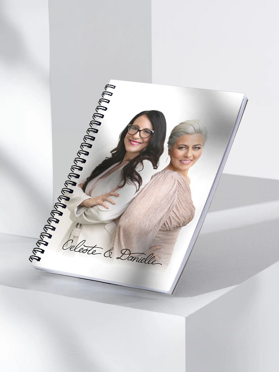 Celeste & Danielle spiral notebook product image (3)