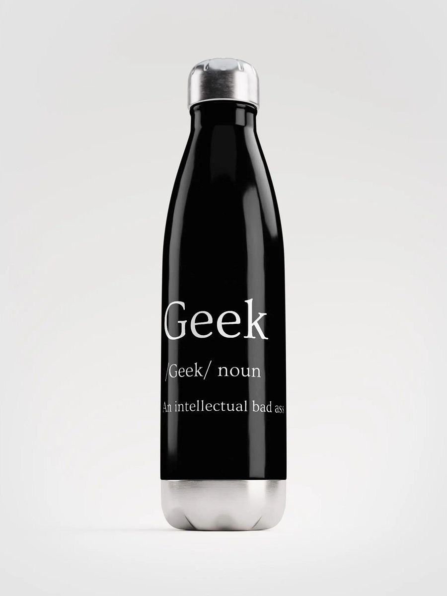 Geek Stainless Steel Water Bottle product image (1)