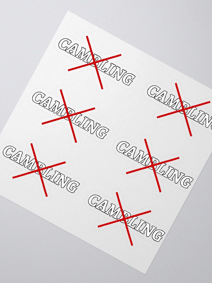 Dont Camble Stickers product image (2)