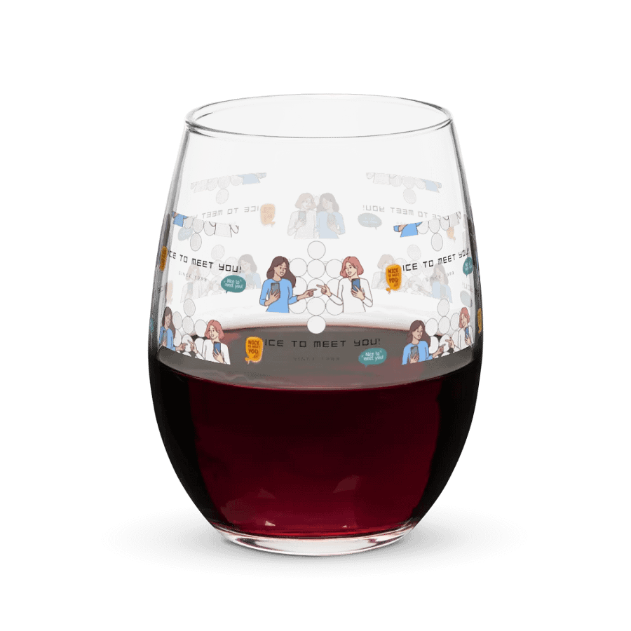 Ice To Meet You! Stemless Wine Glass product image (6)