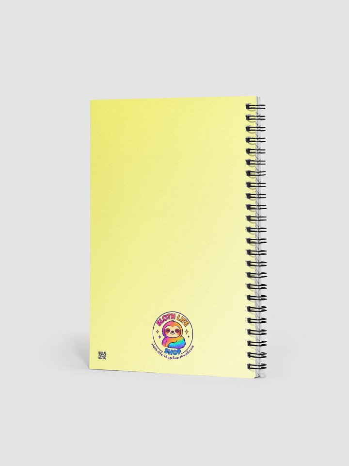 Sloffee First – Funny Sloth Coffee Notebook | Sloths Having Snacks Collection product image (2)