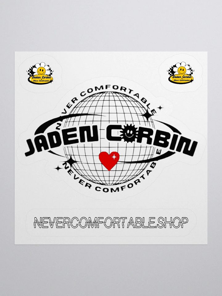 NEVER COMFORTABLE STICKERS - V.1 product image (2)