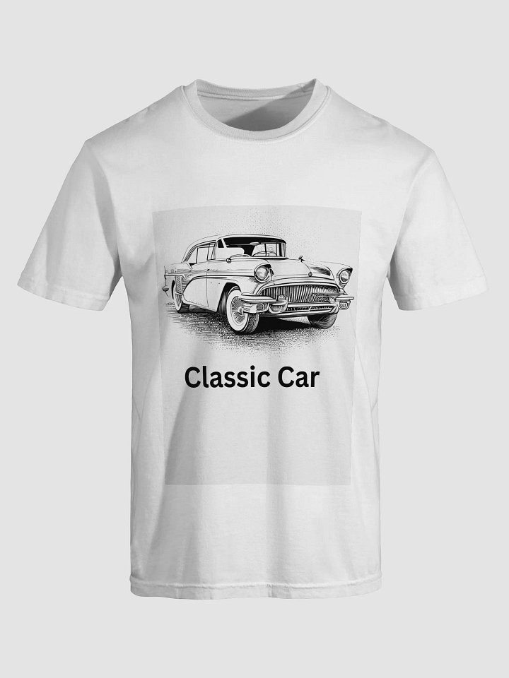 Classic Car White Tee product image (1)