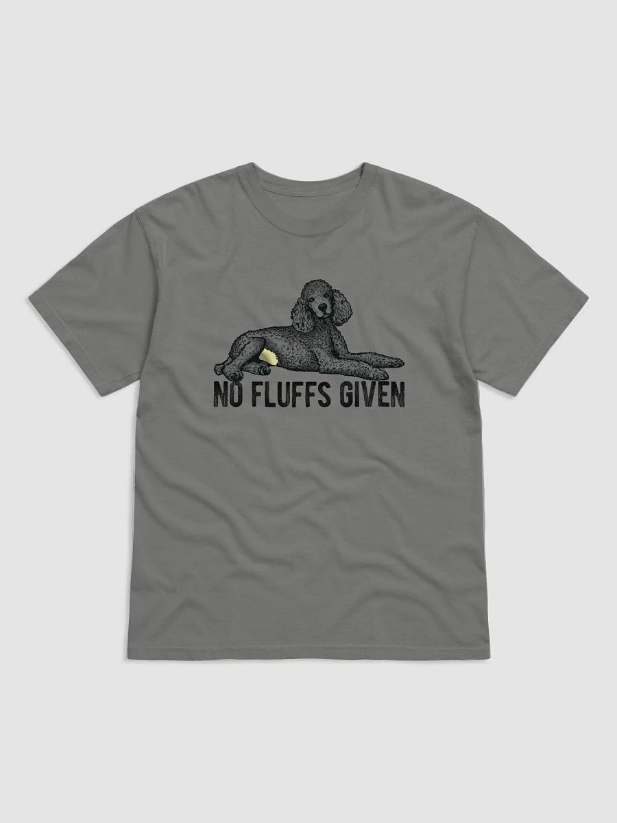 No Fluffs Given T-Shirt of a Standard Poodle(Gray) | Funny T-Shirt for Poodle Paw-rents product image (12)