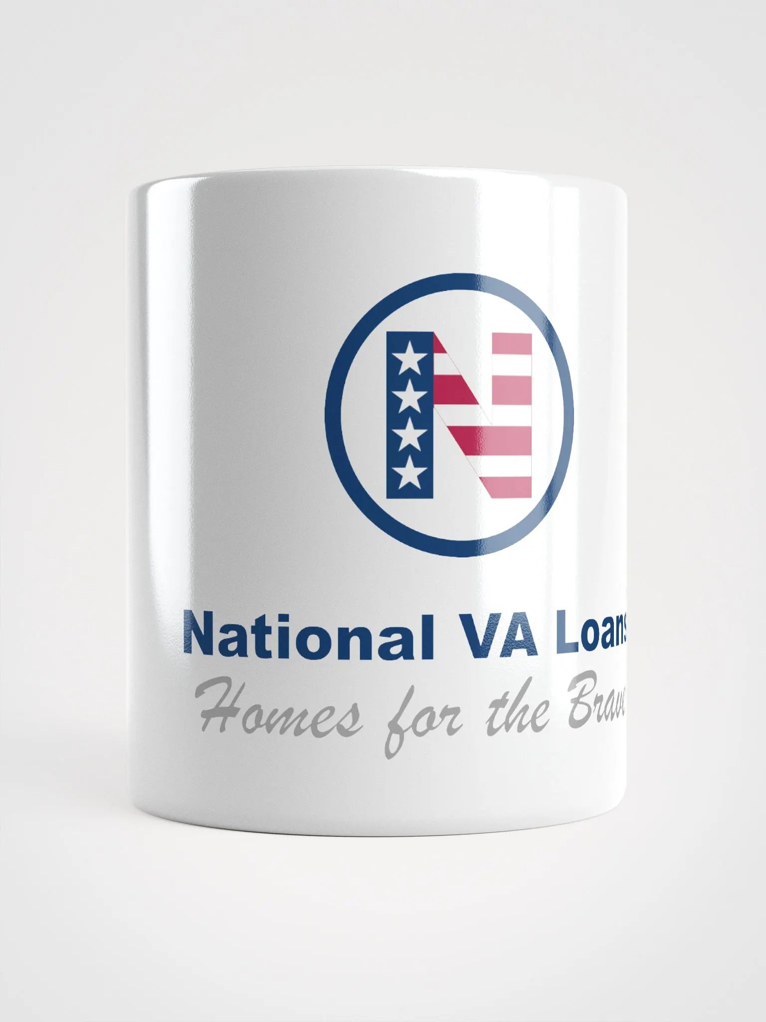 National VA Loans White Glossy Mug product image (9)