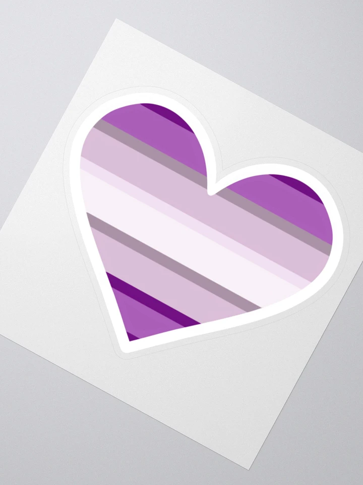 Grey-Romantic Pride Sticker product image (4)