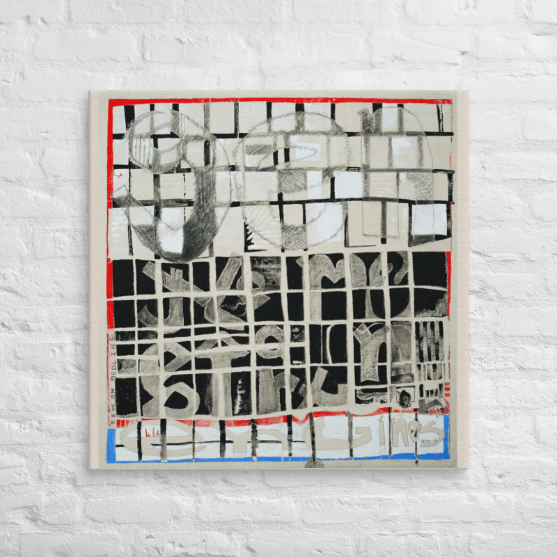 Sandbag 2 on Canvas (32" x 32") product image (2)