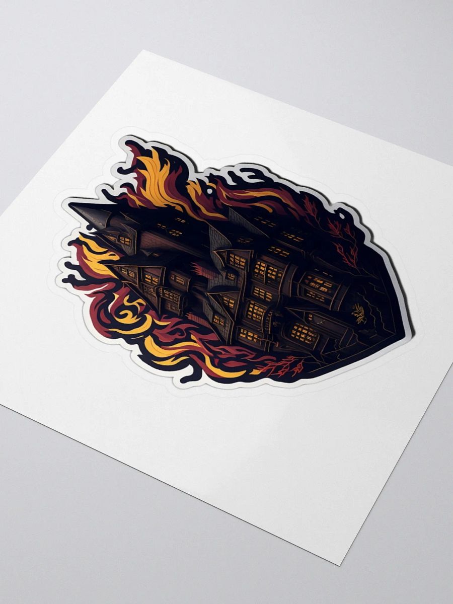 Ethereal Red Castle Sticker product image (11)