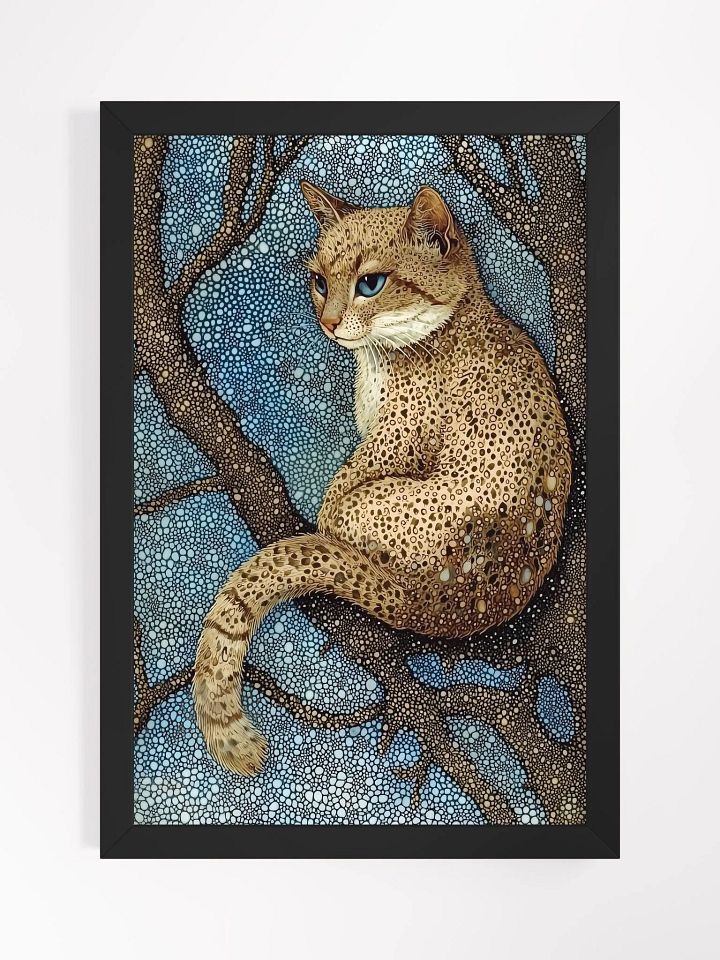 Celestial Cat: Fantasy Poster of a Mystical Forest Creature product image (1)
