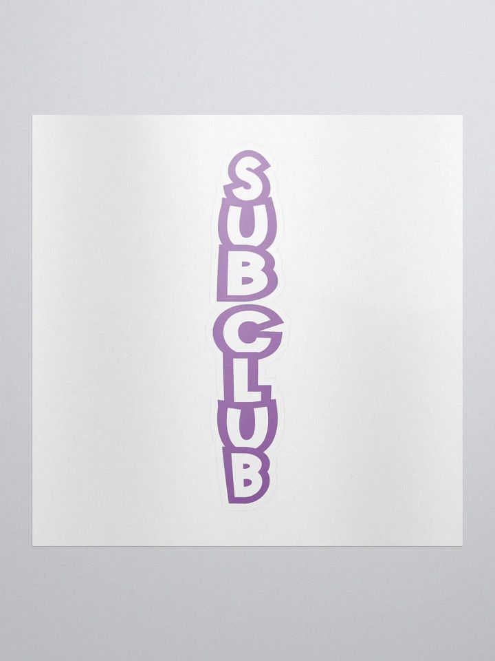 Sub Club Emote Sticker product image (1)