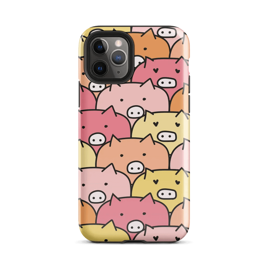 Pastel Piggy Faces iPhone® Tough Case product image (25)