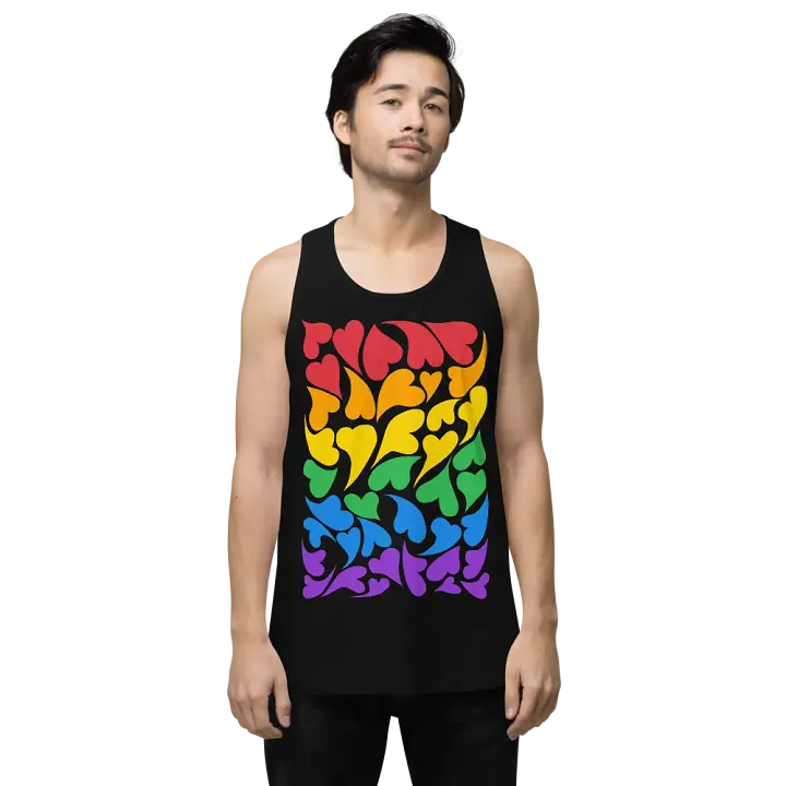 Nestled PRIDE Rainbow Tank Top product image (1)