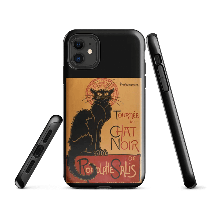 Vintage Black Cat Tour iPhone® Tough Case product image (1)