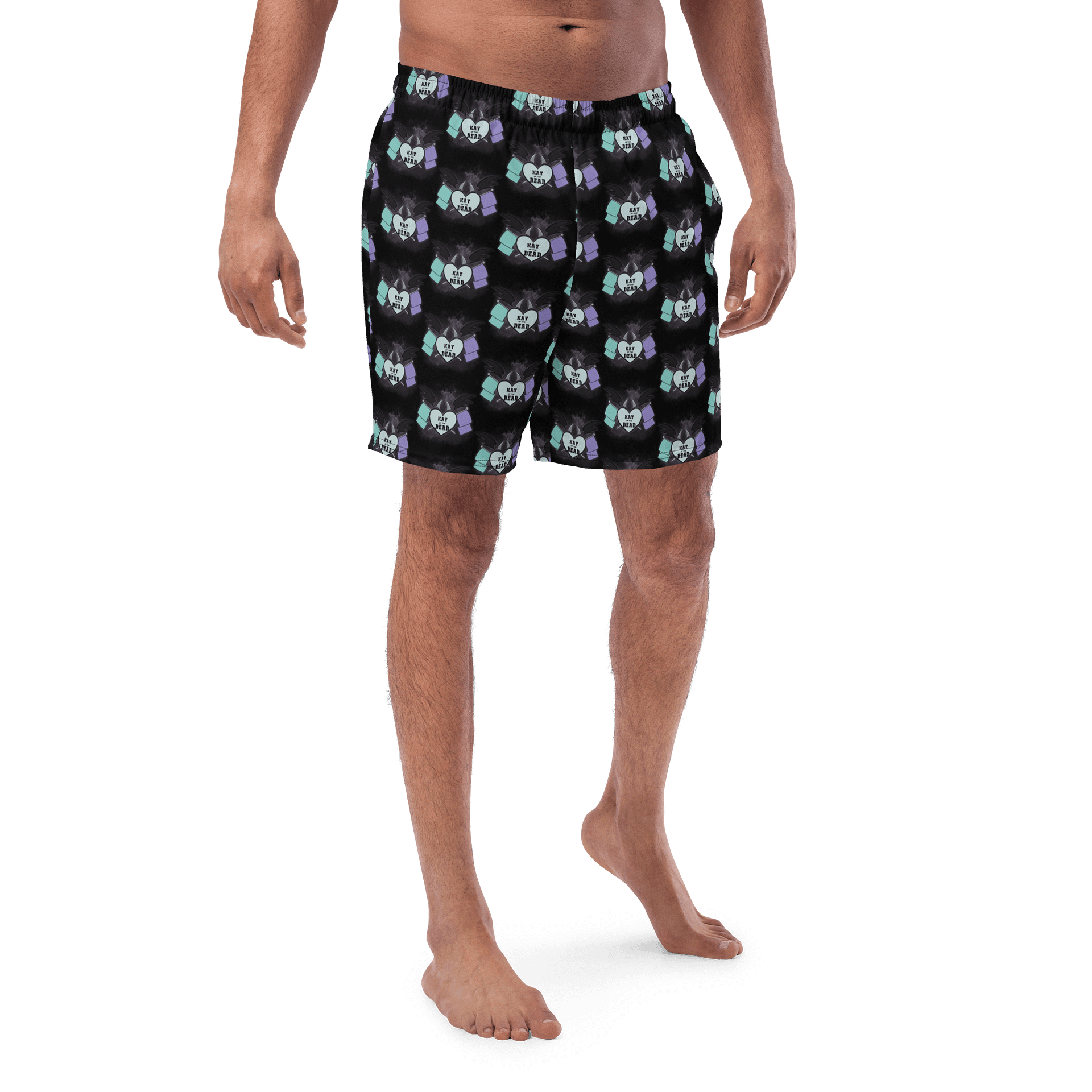 Kay_of_the_Dead Logo Swim Trunks product image (1)