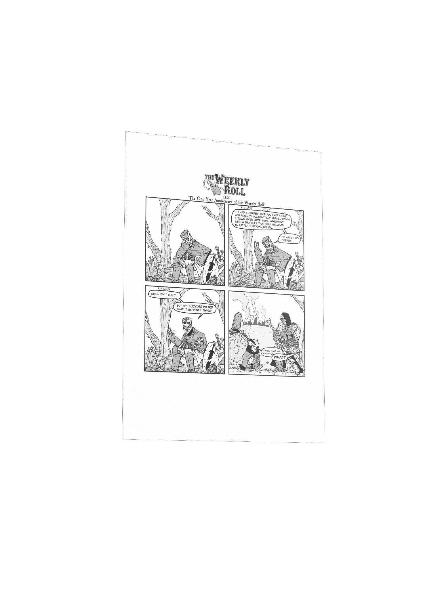 The Weekly Roll Ch. 50. Print Rectangular product image (11)