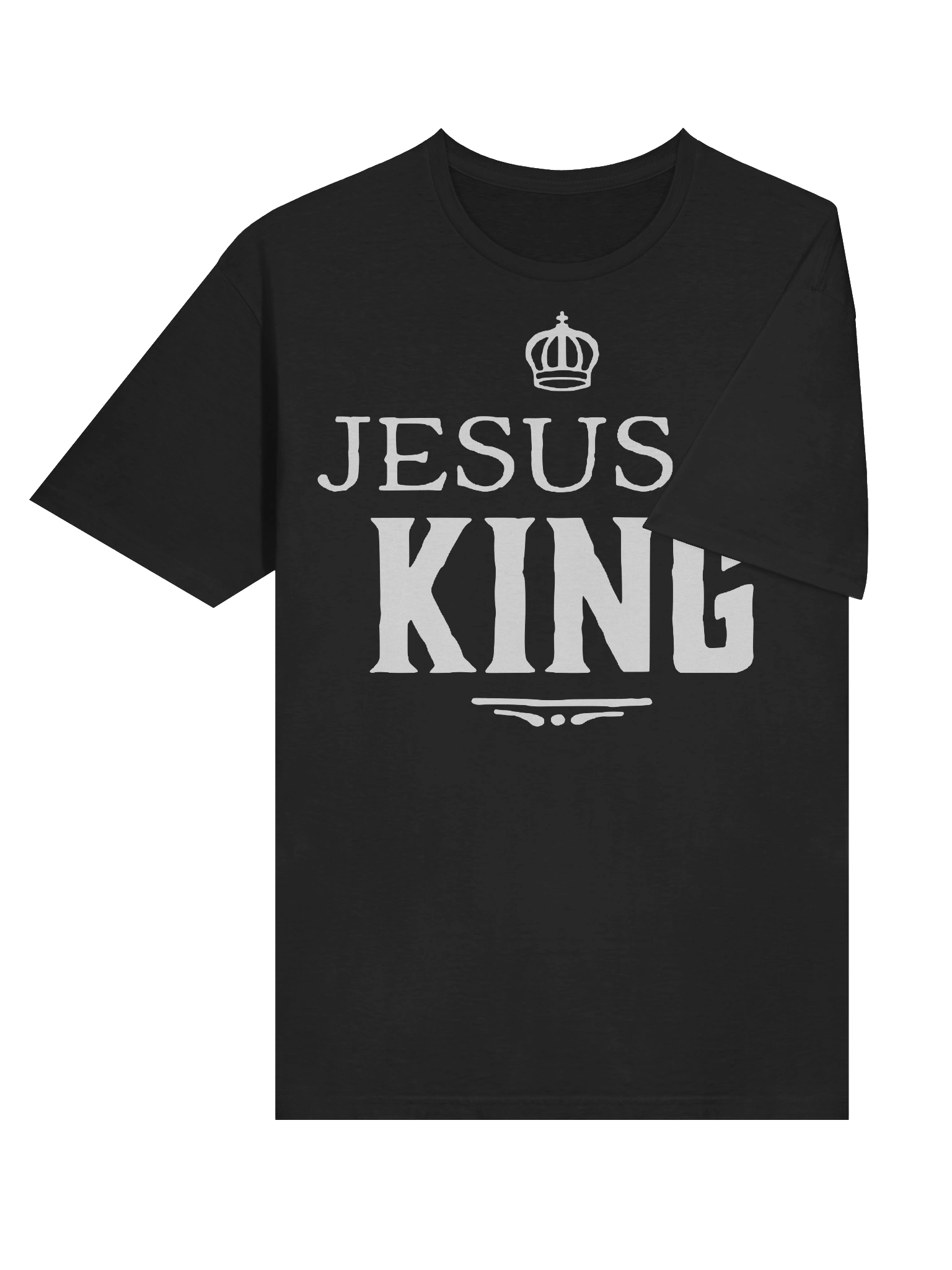 Black Christian Shirt Jesus Is King product image (7)