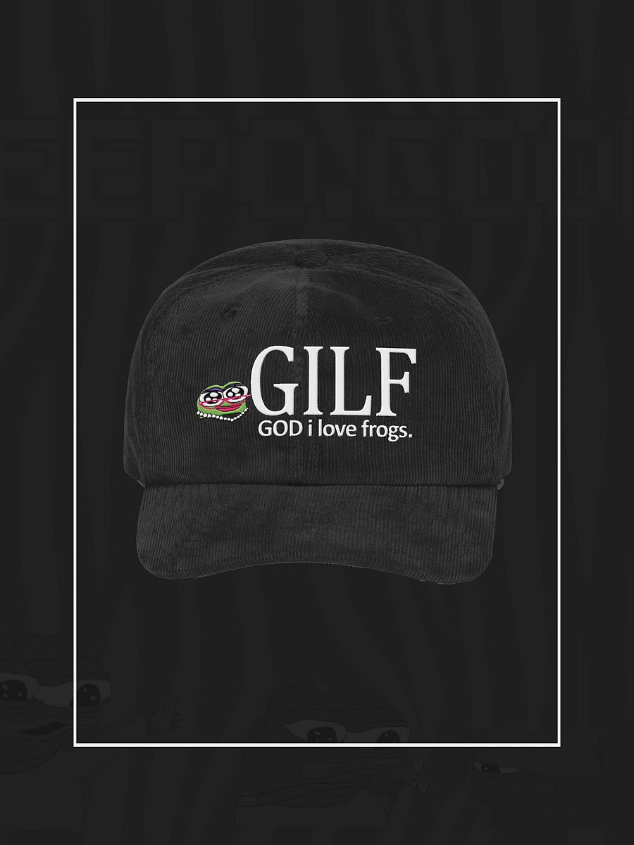 "GILF" Corduroy Pepe Hat product image (3)