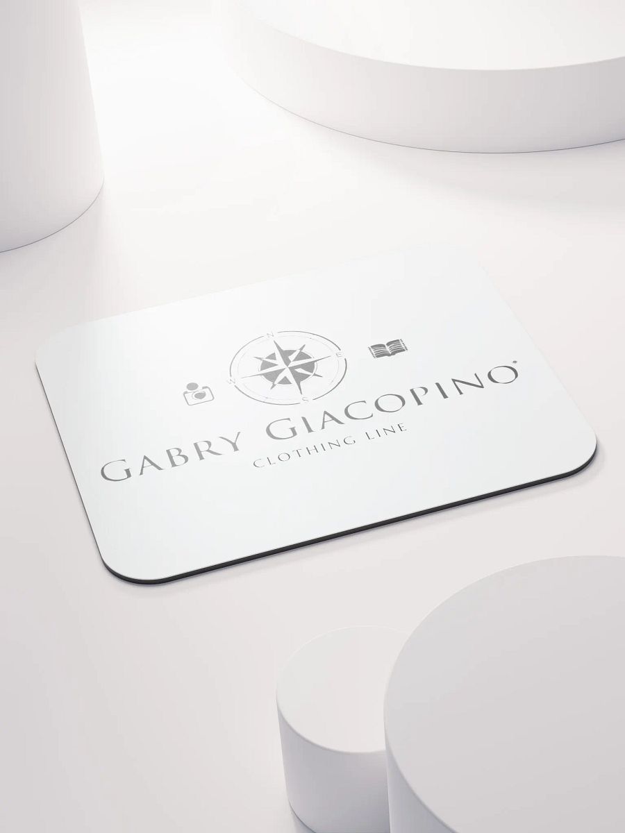 Tappetino per Mouse Gabry Giacopino Clothing Line WHITE – Stile e Precisione sulla tua Scrivania product image (4)