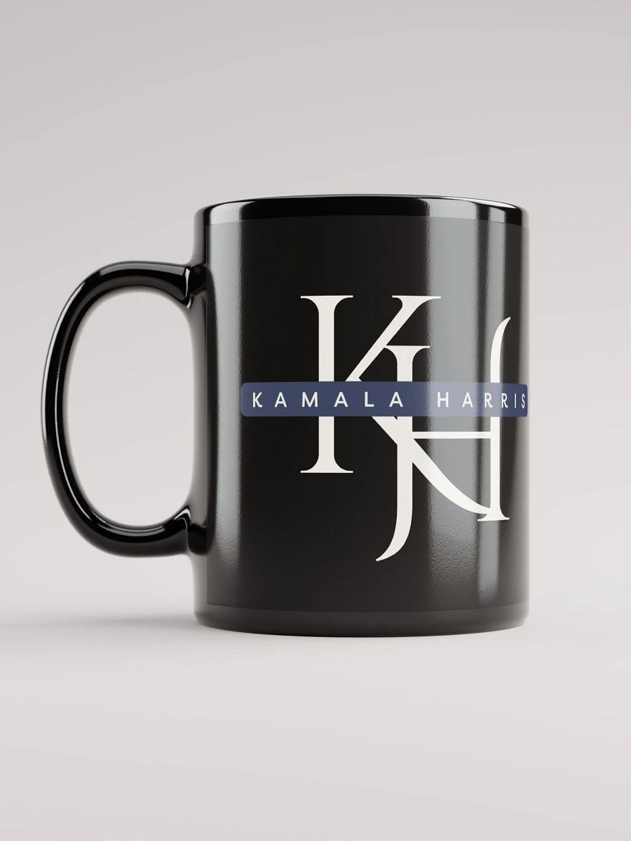 Copy of KAMALA HARRIS Black Glossy Mug product image (6)