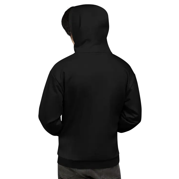 Mellow Ribbon Hoodie (black+orange) product image (2)