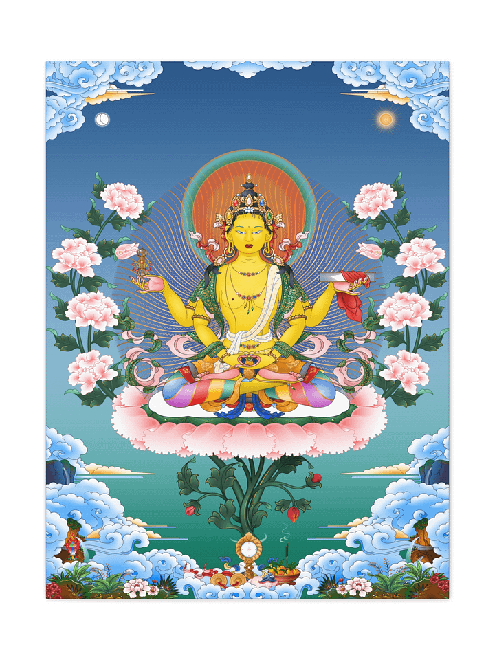 Prajnaparamita thangka canvas print product image (1)