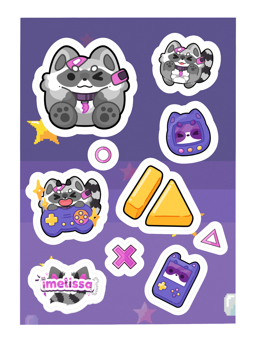 Trash Panda Sticker Sheet product image (3)