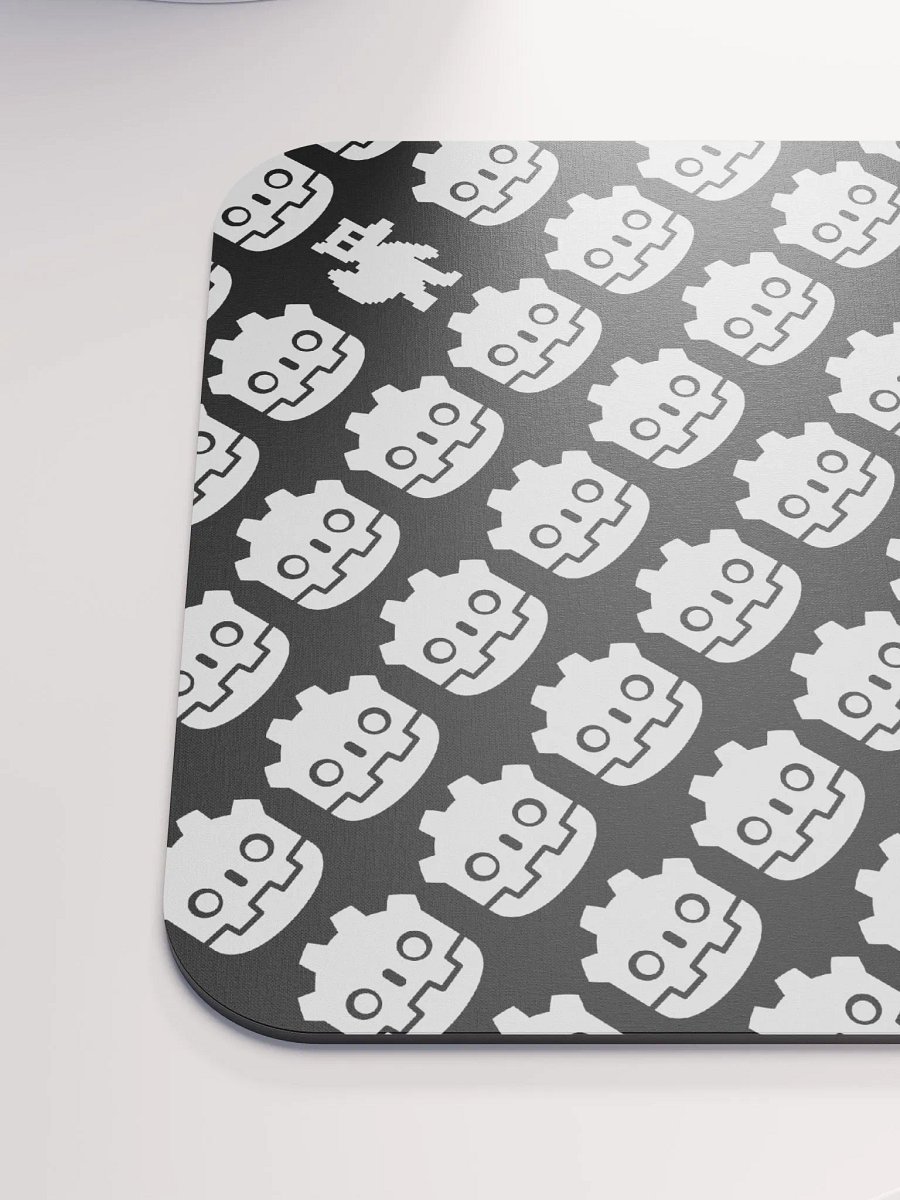 MOUSE PAD - GODOT & FOX DUOTONE BLACK AND GREY product image (2)