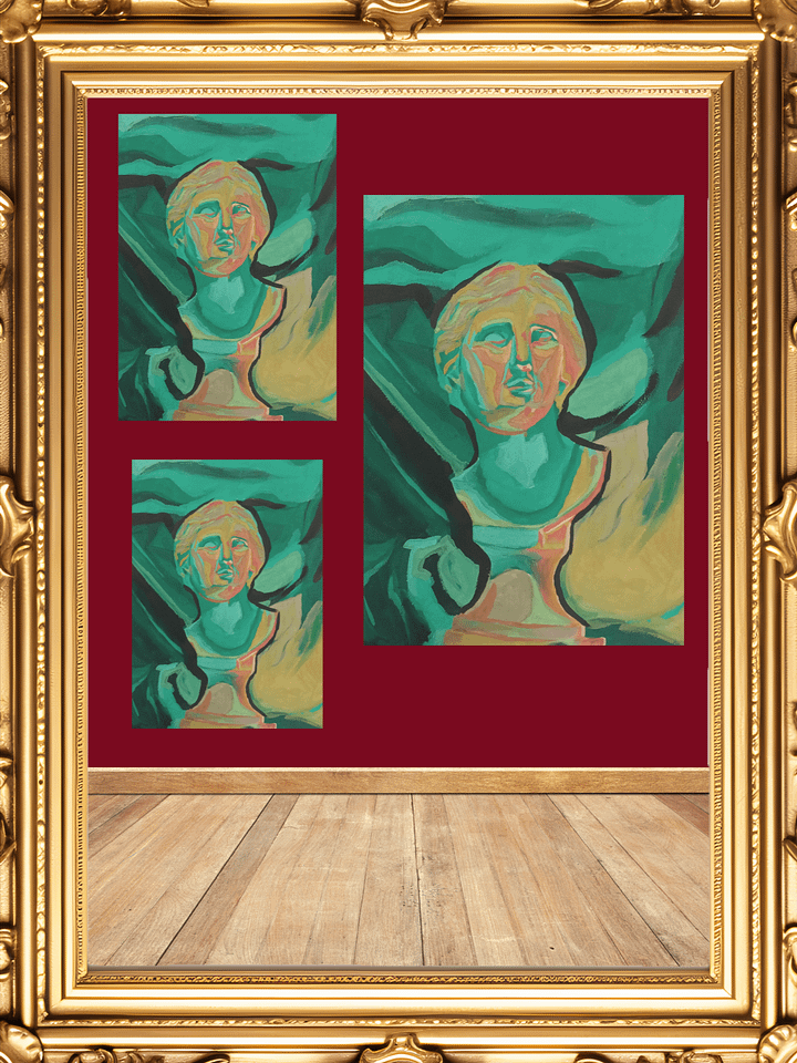 Neoclassical Turquoise Reverie Poster product image (2)
