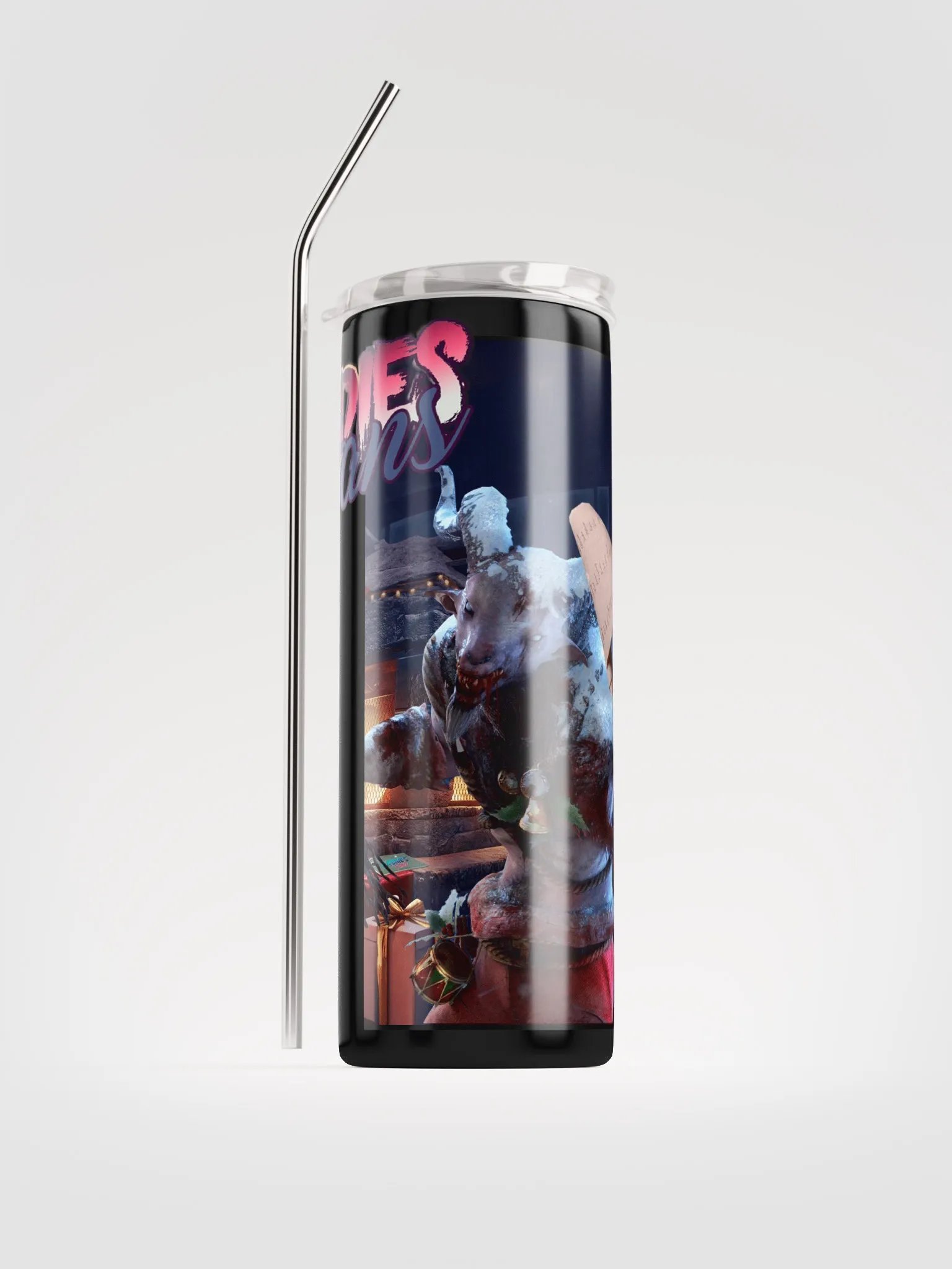 💜🎄 LIMITED KRAMPUS TUMBLER 😈💚 product image (1)