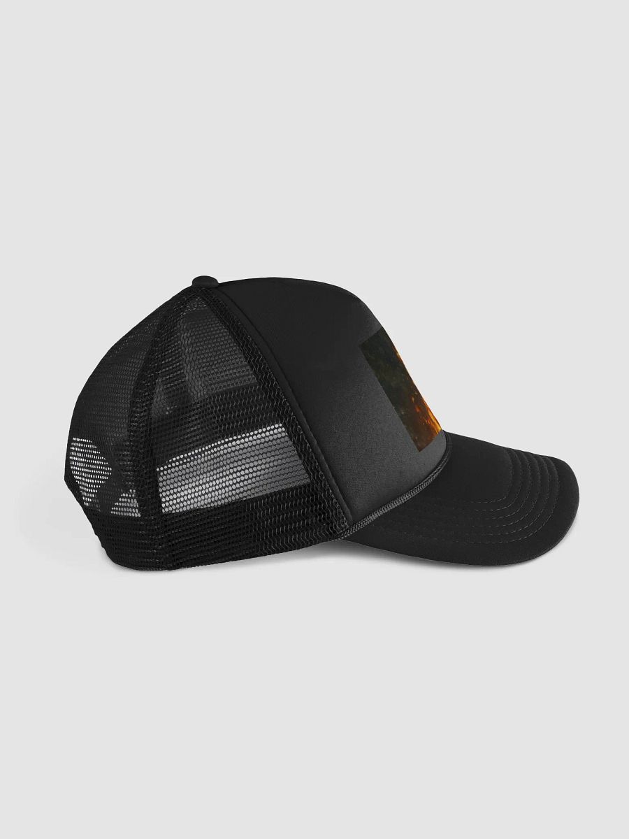 Majestic Fire Lion Foam Trucker Hat product image (3)