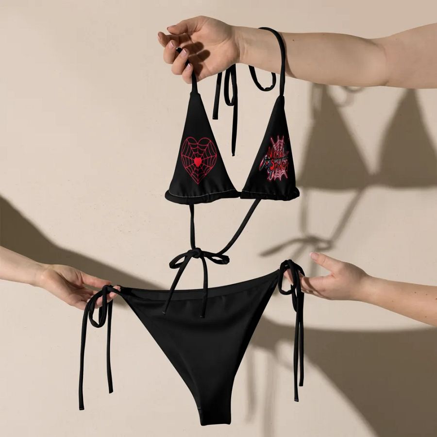 NinjaSpidey Black String Bikini product image (8)